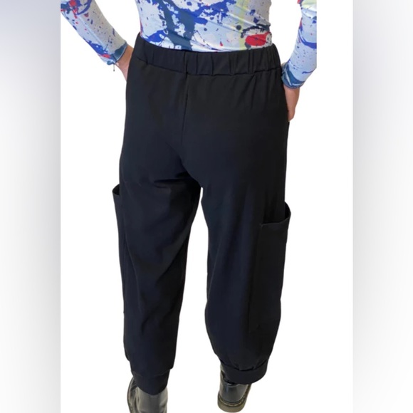 XS lagenlook fabulous 4-pocket cotton "Beth" cropped cargo pants by flutter, SF - Picture 8 of 9